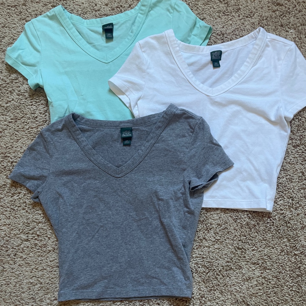 3 pack target crop tops